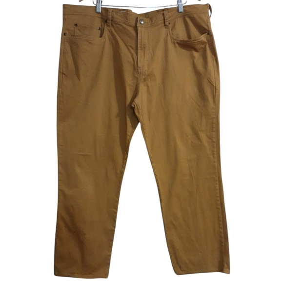 Onward reserve pant men's chino casual office mustard 40x32 y2k straight